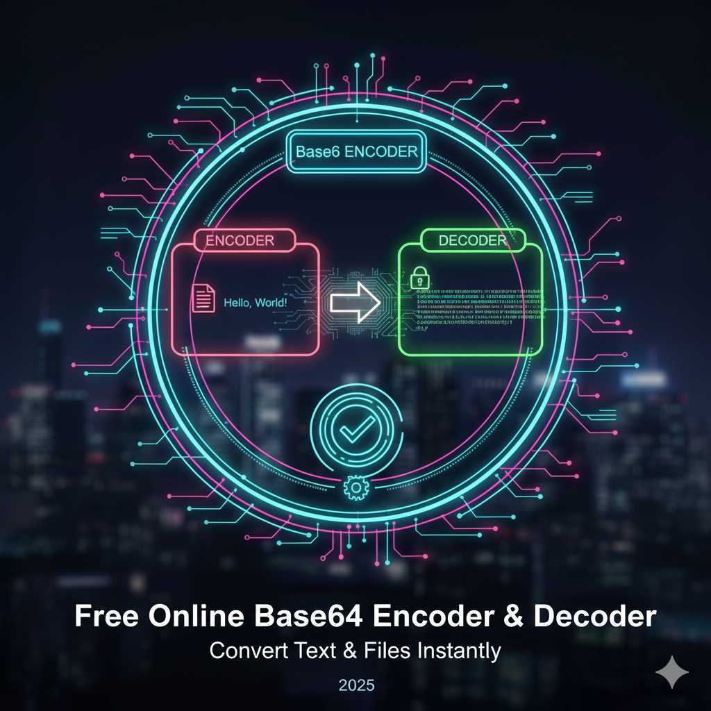 Free Online Base64 Encoder & Decoder – Convert Text & Files Instantly