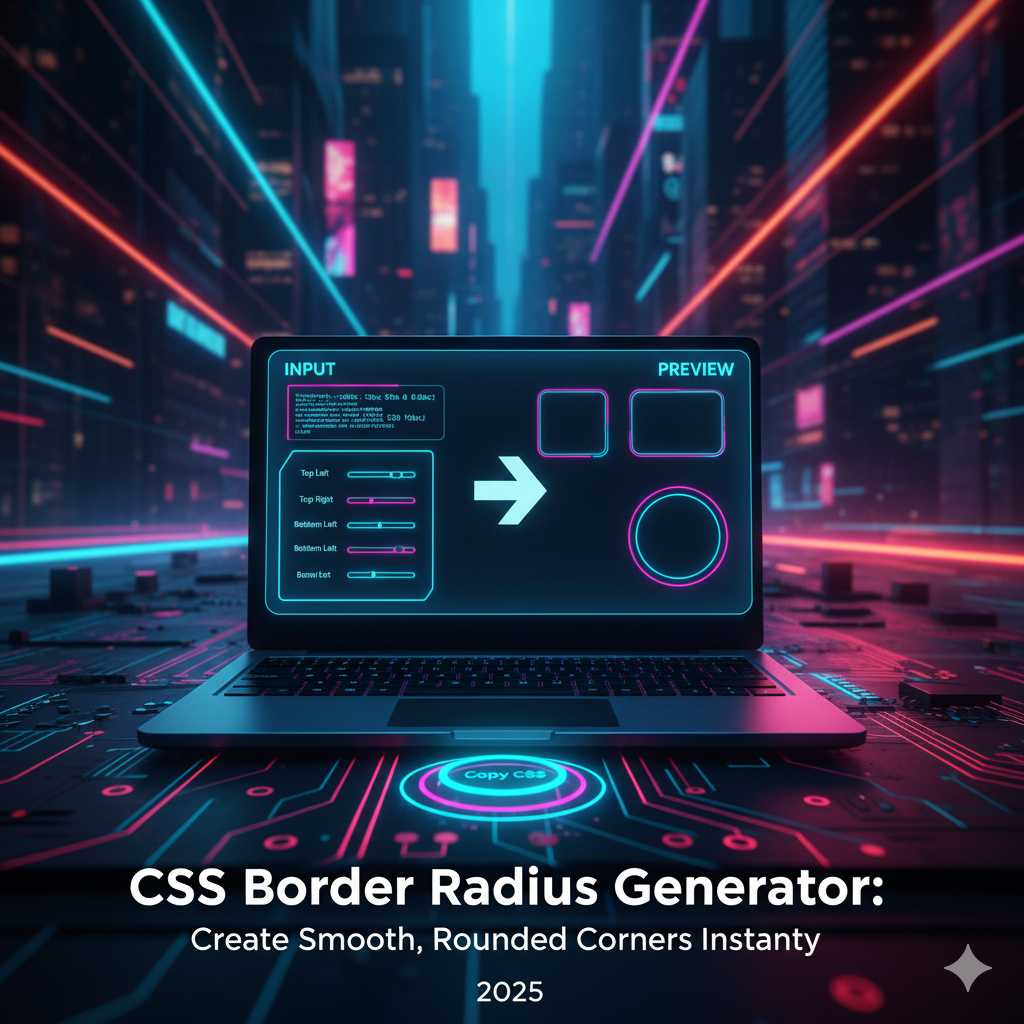 CSS Border Radius Generator: Create Smooth, Rounded Corners Instantly