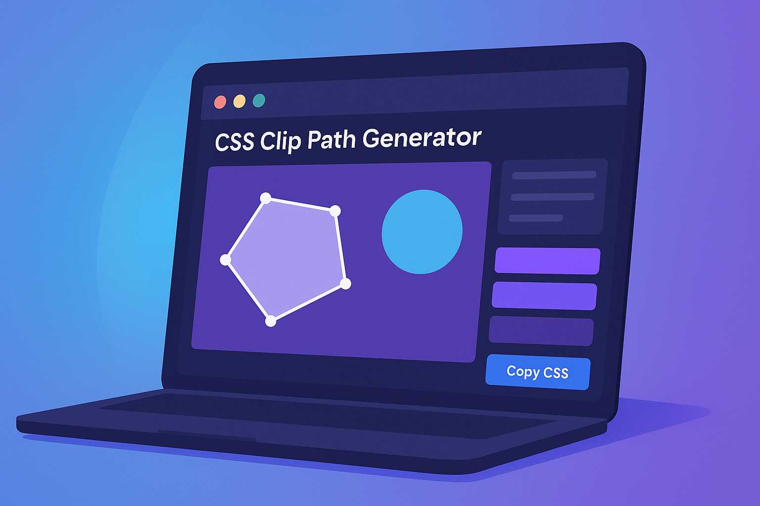 “CSS Clip Path Generator – Create Unique Shapes, Masks & Layouts Instantly”