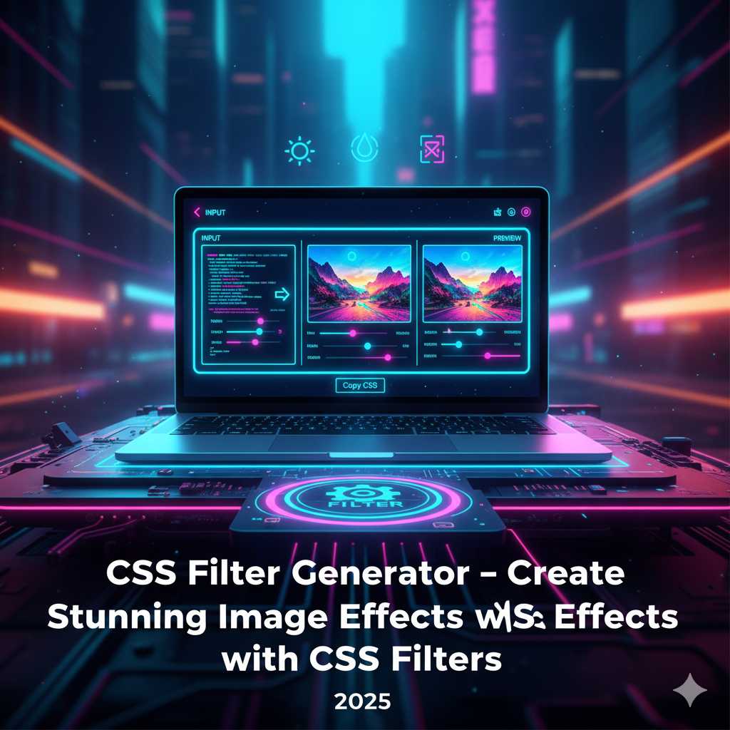 CSS Filter Generator – Create Stunning Image Effects with CSS Filters