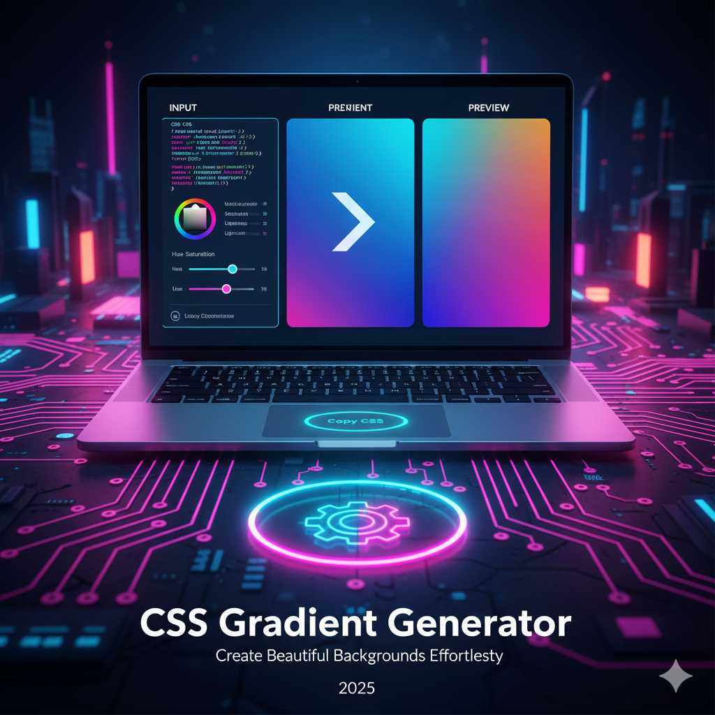 CSS Gradient Generator: Create Beautiful Backgrounds Effortlessly