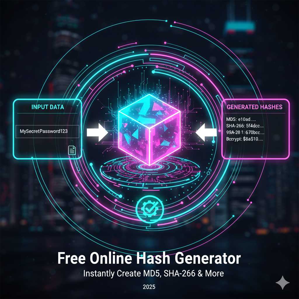 Free Online Hash Generator – Instantly Create MD5, SHA-256 & More