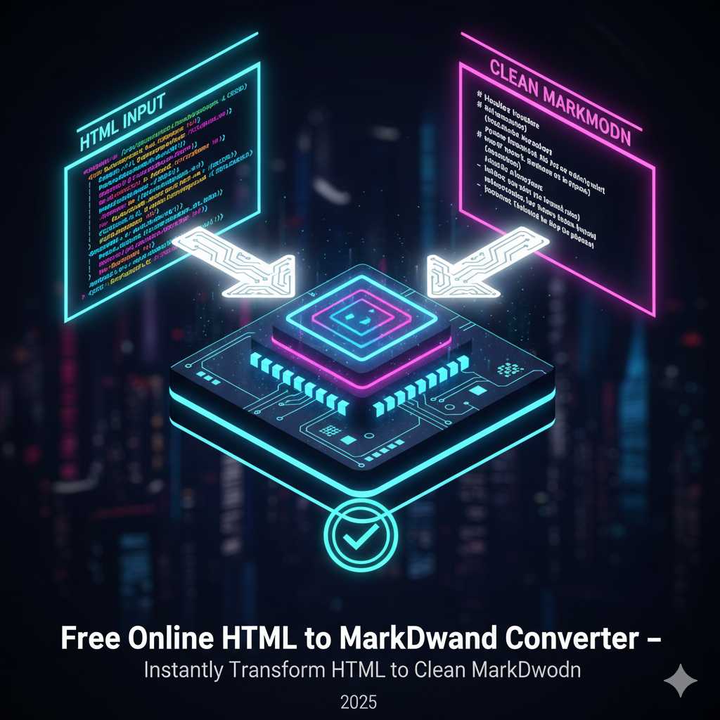 Free Online HTML to Markdown Converter – Instantly Transform HTML to Clean Markdown