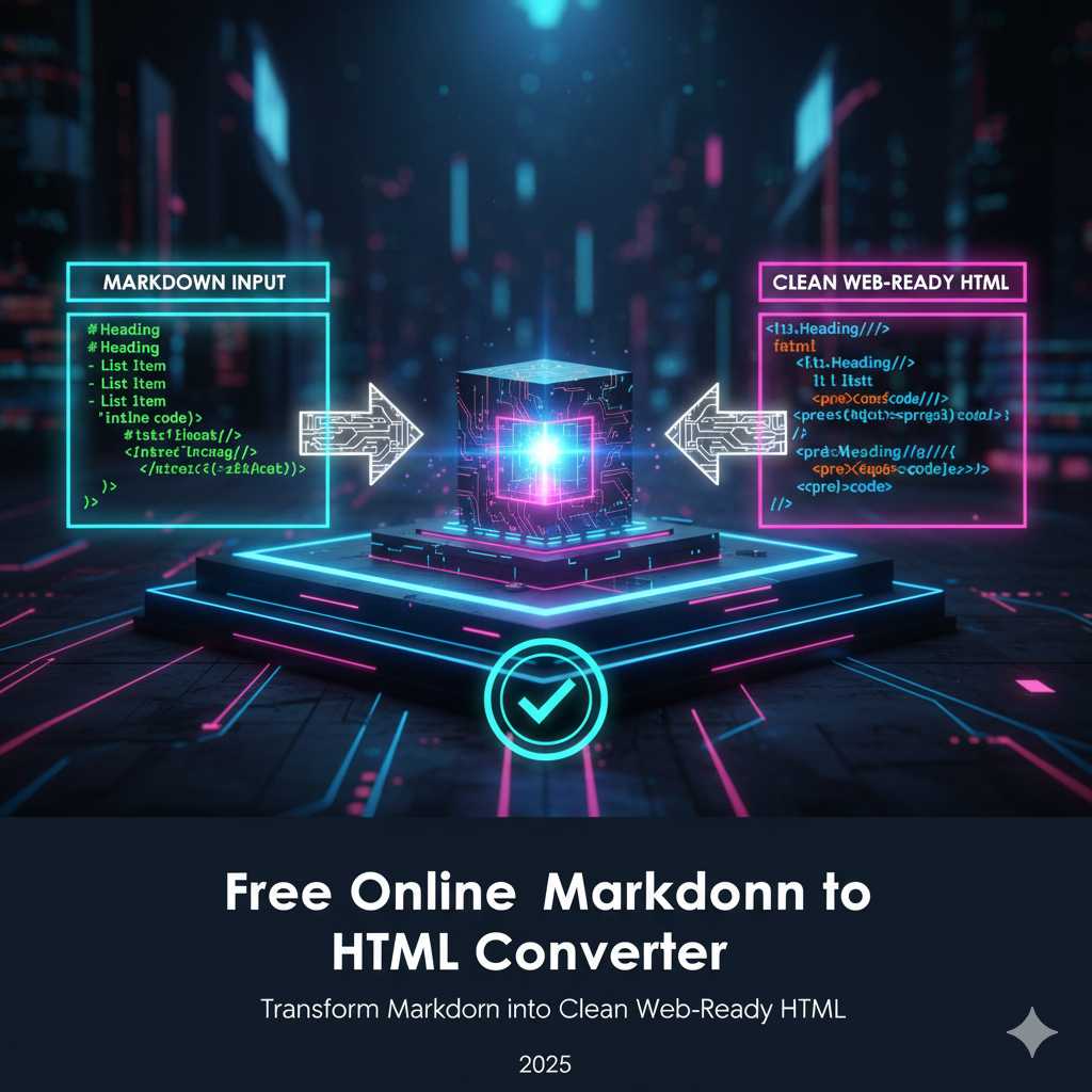 Free Online Markdown to HTML Converter – Transform Markdown into Clean Web-Ready HTML