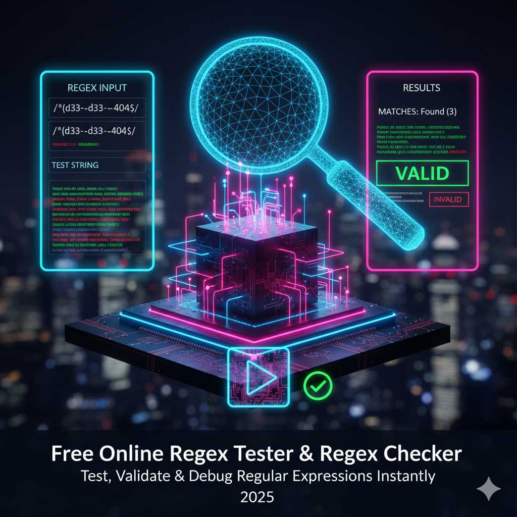 Free Online Regex Tester & Regex Checker – Test, Validate & Debug Regular Expressions Instantly