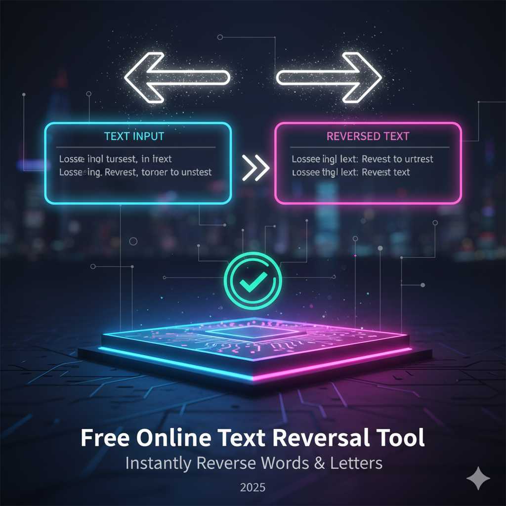 Free Online Text Reversal Tool – Instantly Reverse Words & Letters