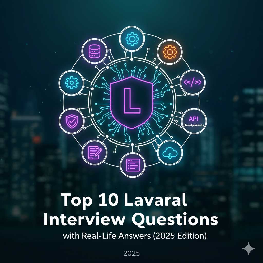 Top 10 Laravel Interview Questions with Real-Life Answers (2025 Edition)