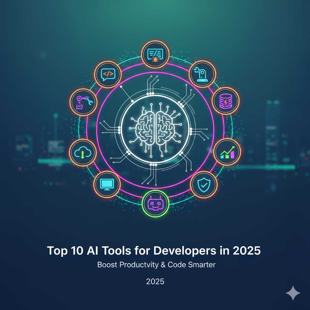 Top 10 AI Tools for Developers in 2025 (Boost Productivity & Code Smarter)